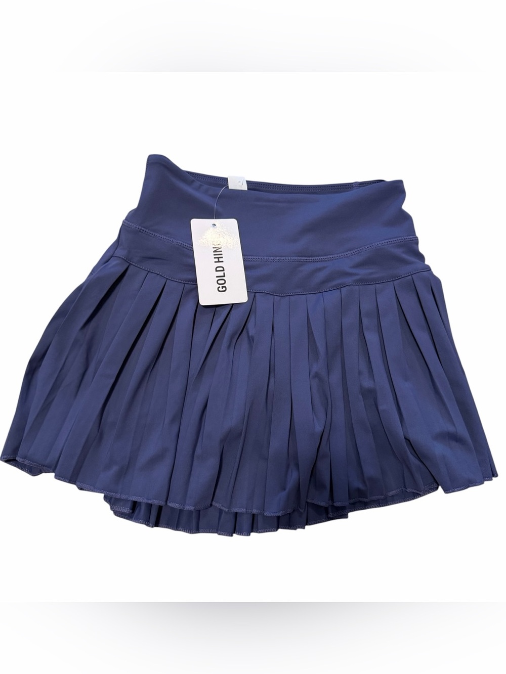 NWT Gold Hinge Blue pleated Skort XS tennis Pickleball